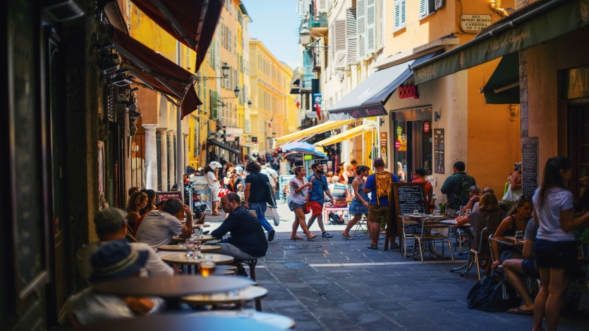 Nice, France https://unsplash.com/photos/people-on-alleyway-during-daytime-bLF3vK_X2Vc