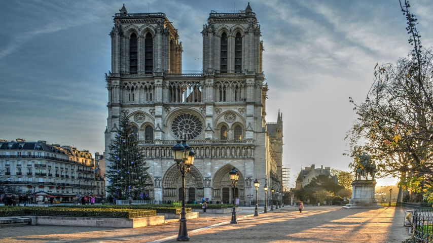 Notre-Dame Cathedral https://pixabay.com/photos/cathedral-notre-dame-paris-3599931/